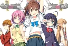 school uniforms to love ru momo velia deviluke crossovers anime girls kantoku artist sword art onl Art HD Wallpaper